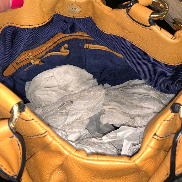 OrYANY purse/satchel BRAND NEW NWT mustard yellow - Picture 8 of 11